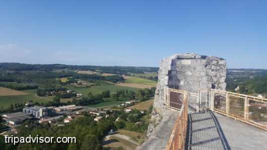 La tour de Montcuq (Lot)