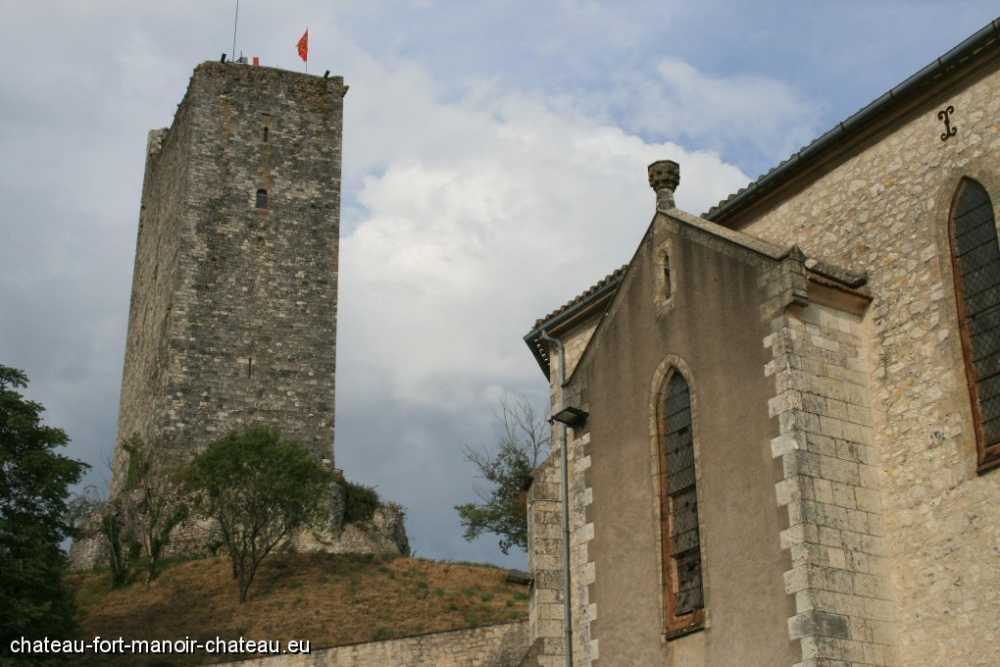 La tour de Montcuq (Lot)